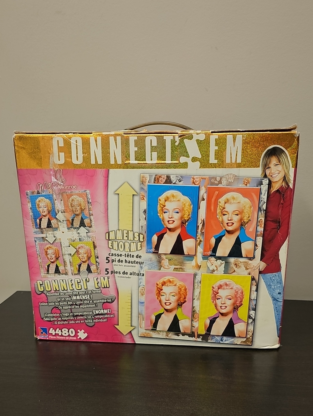 Marilyn Monroe VINTAGE HUGE 4 SETS PUZZLE - NIB